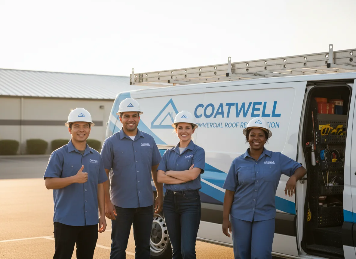 Commercial roof coating company in Milford, VA